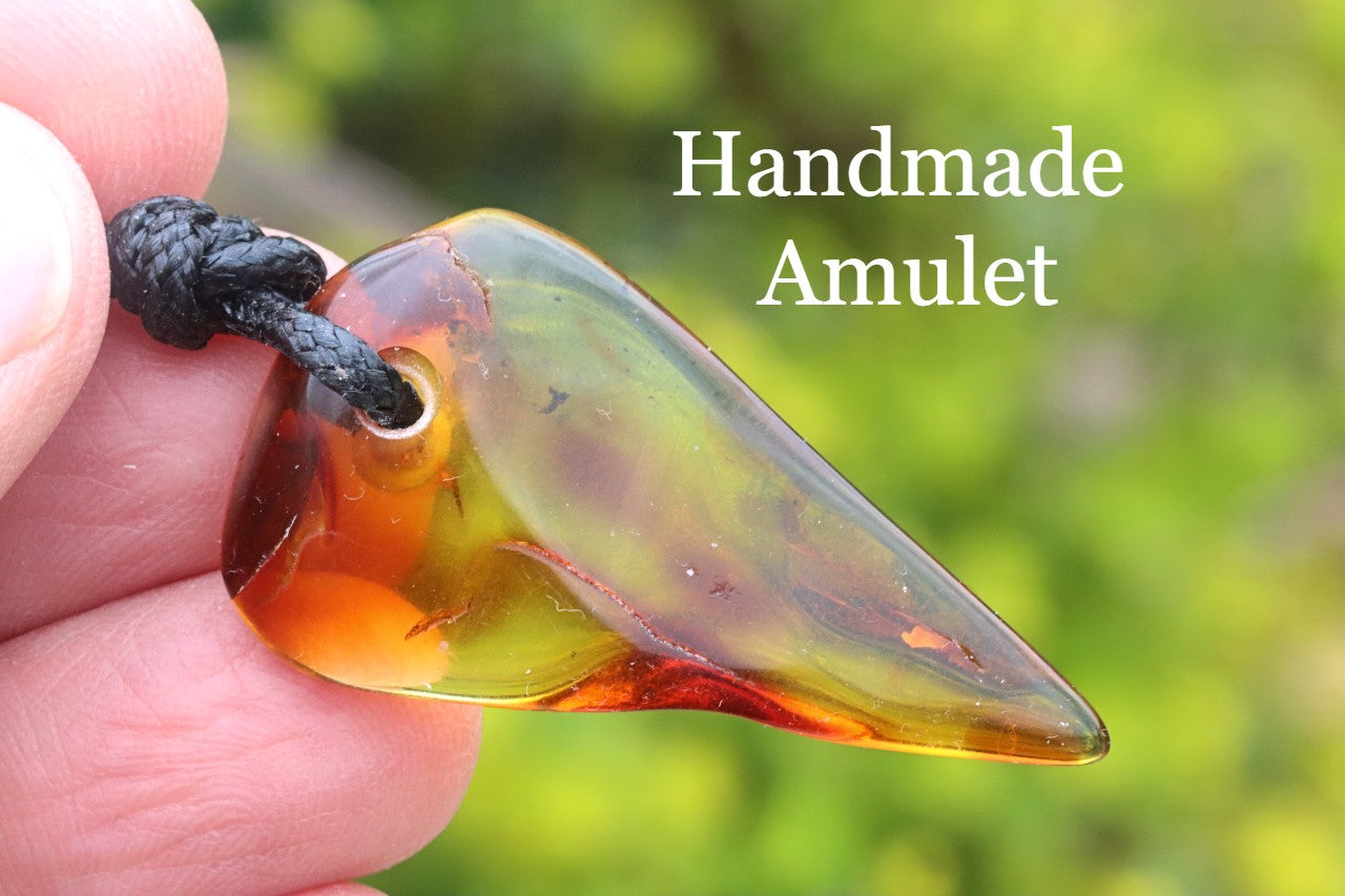 Amber Amulet Pendant