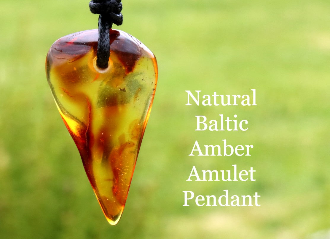 Amber Amulet Pendant