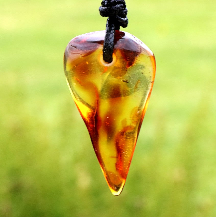 Amber Amulet Pendant