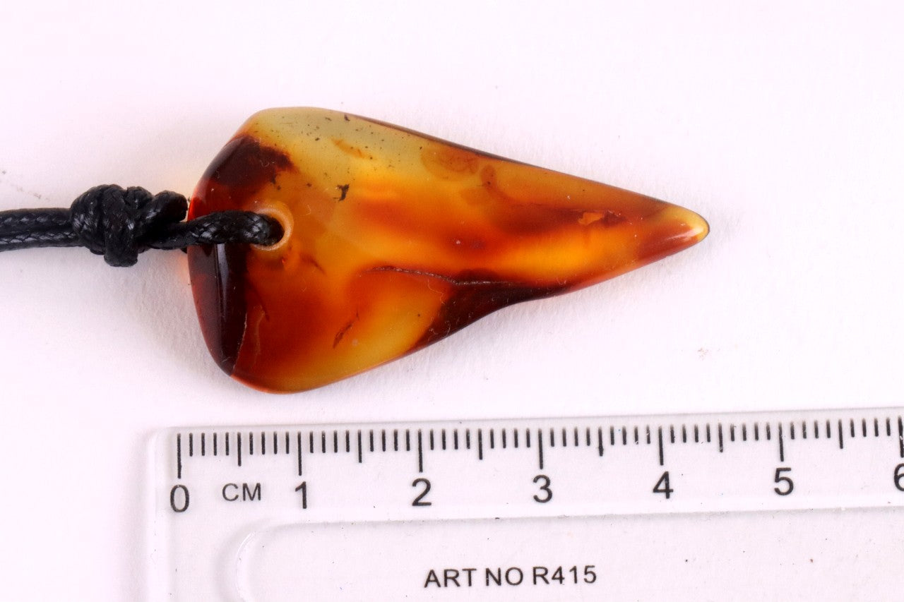 Amber Amulet Pendant