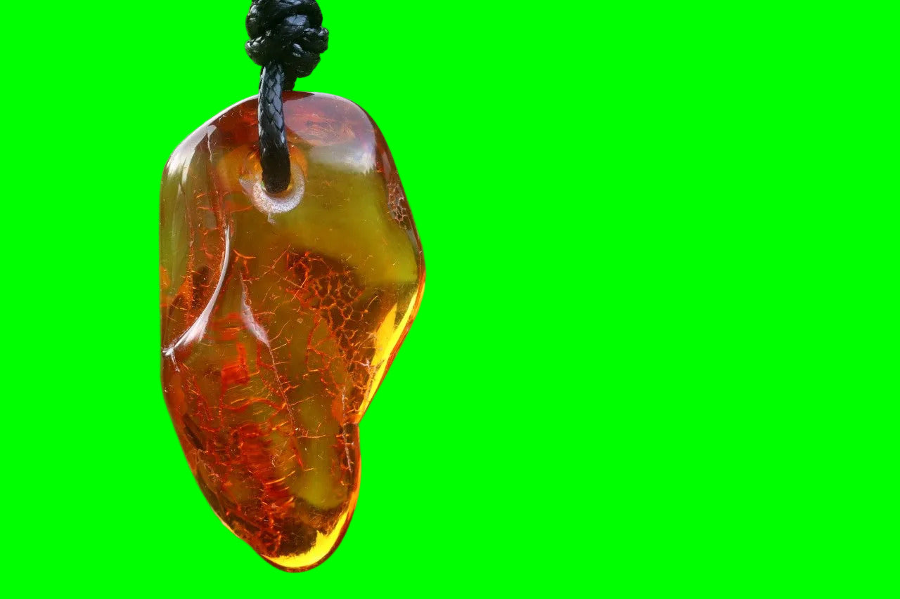 Natural Handmade Baltic Amber Amulet
