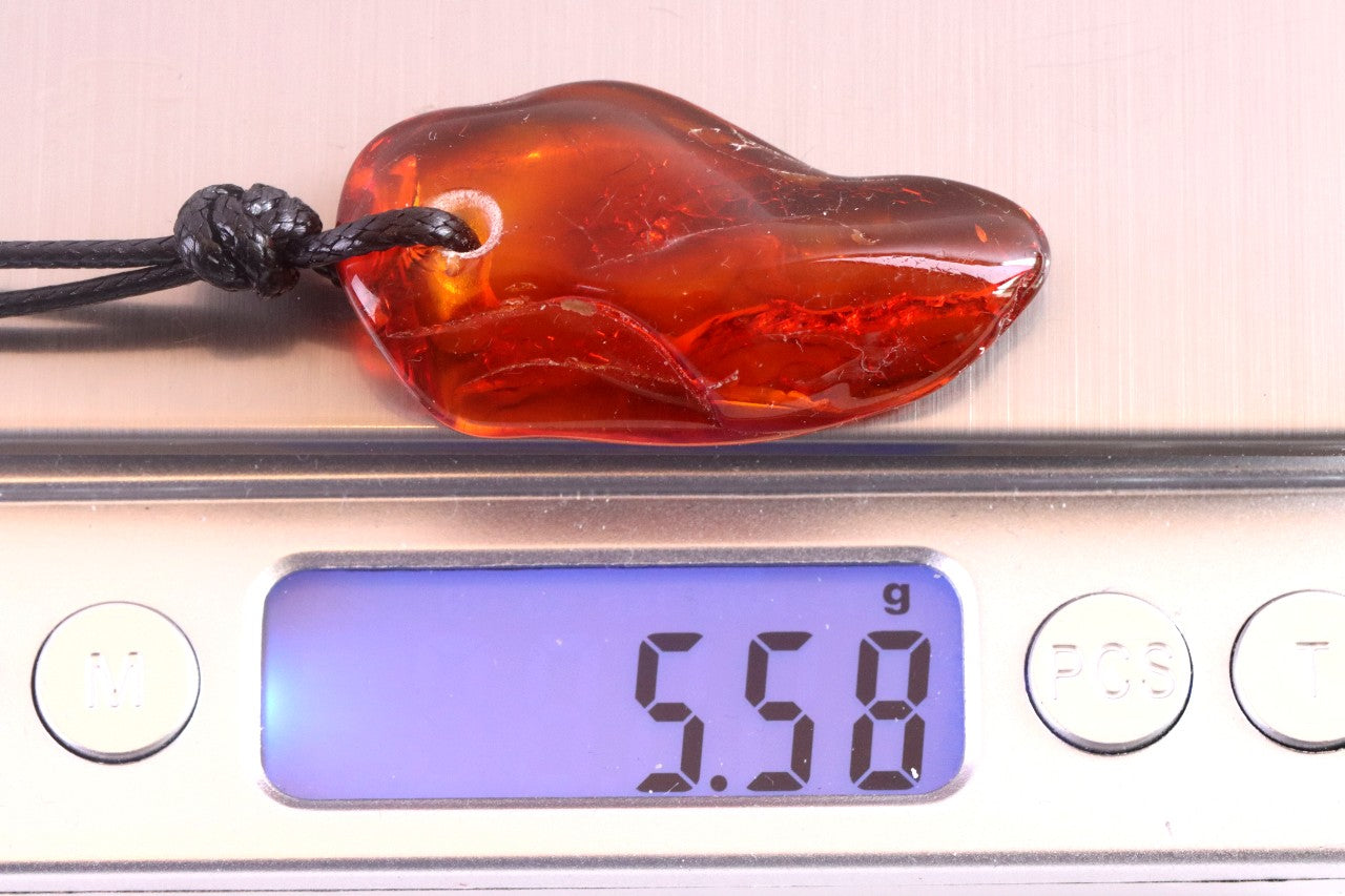Natural Handmade Baltic Amber Amulet