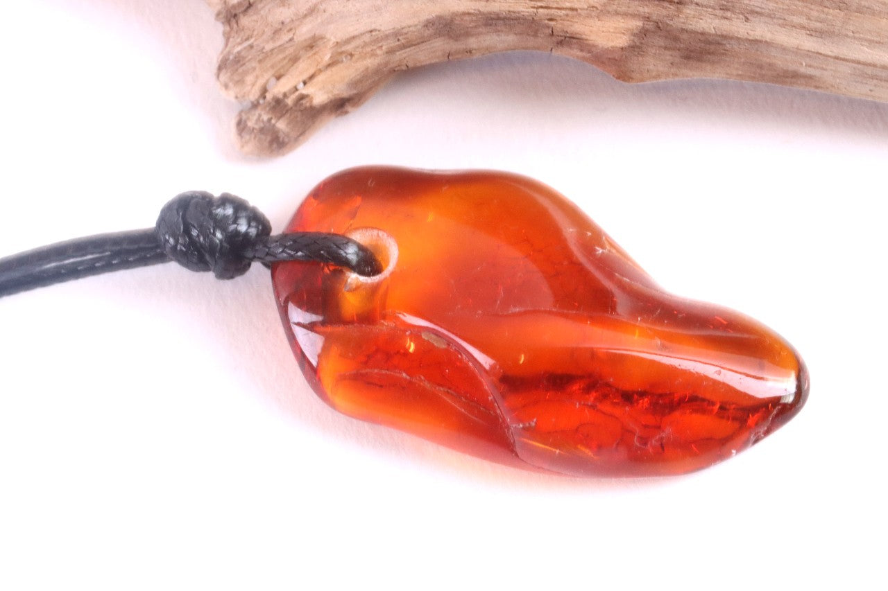 Natural Handmade Baltic Amber Amulet