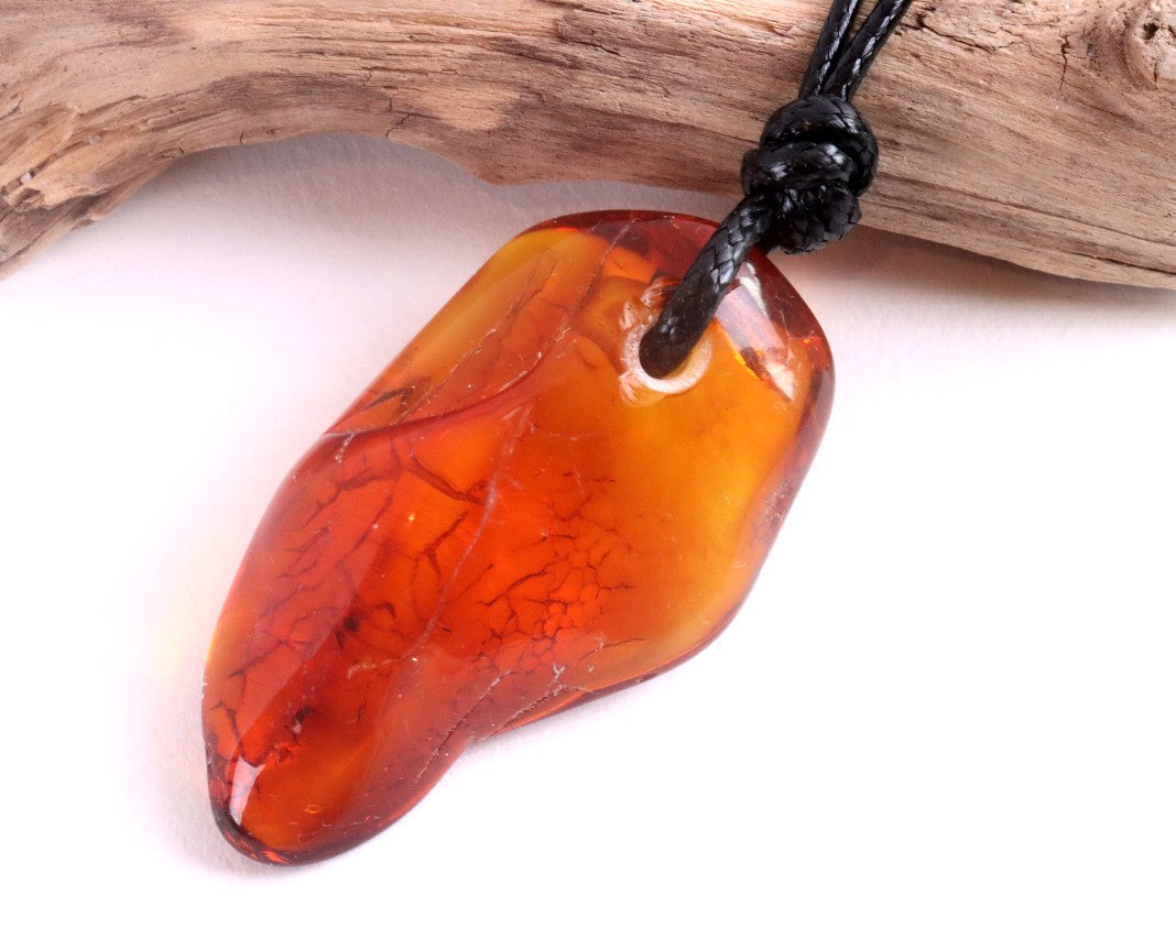 Natural Handmade Baltic Amber Amulet