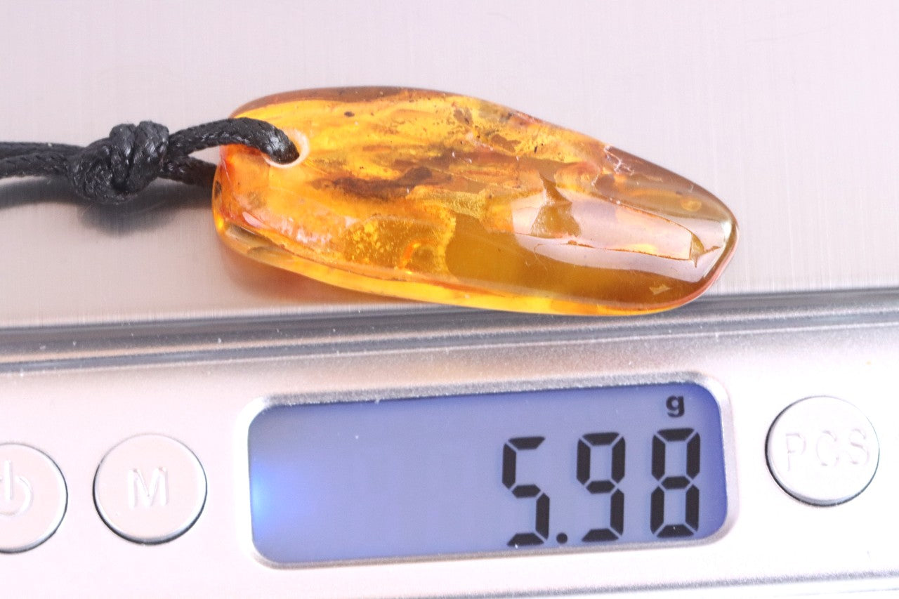 Natural Baltic Amber Amulet Pendant