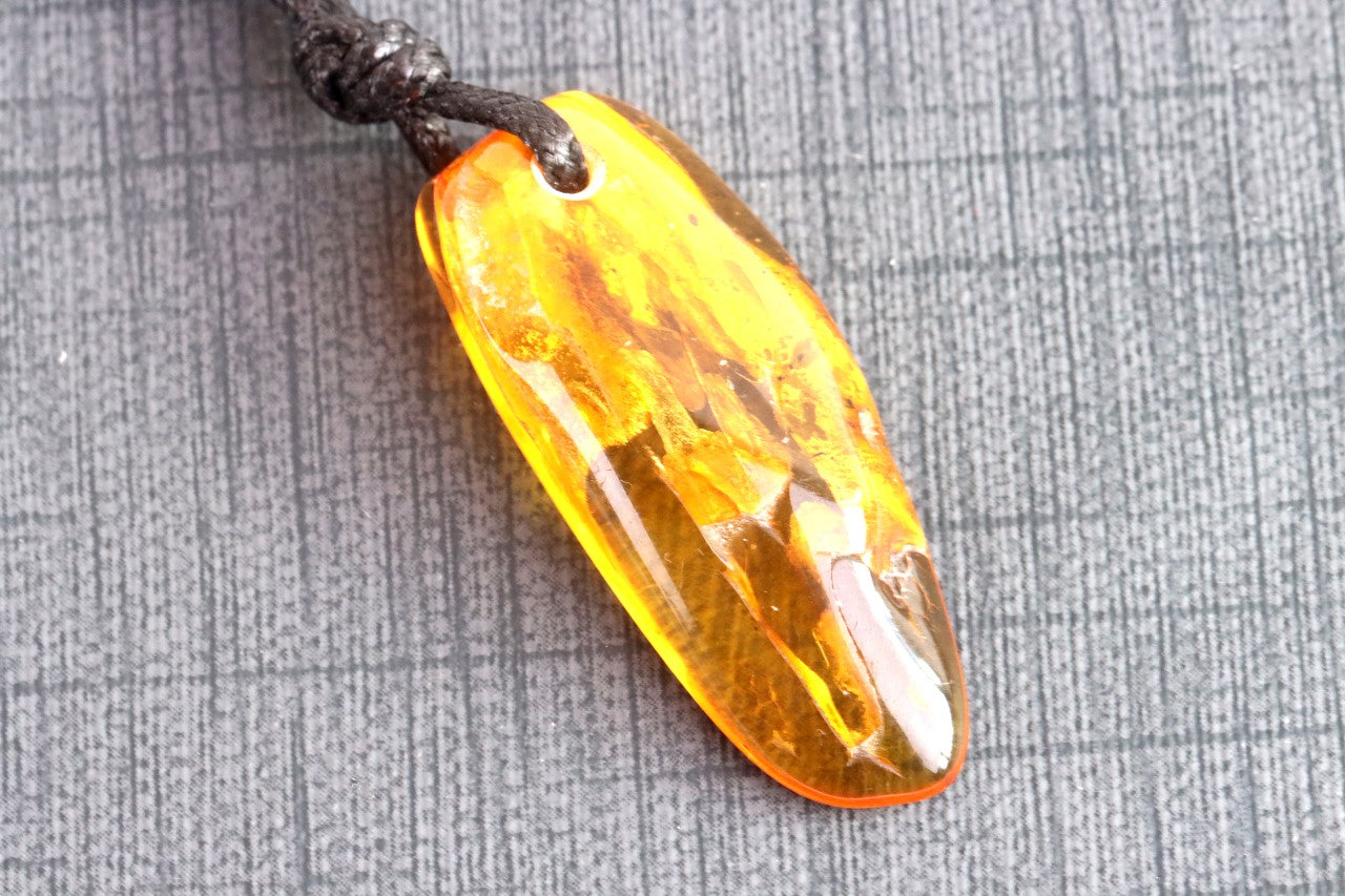 Natural Baltic Amber Amulet Pendant