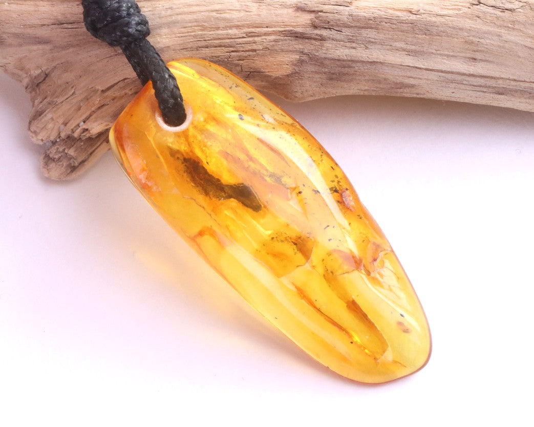 Natural Baltic Amber Amulet Pendant