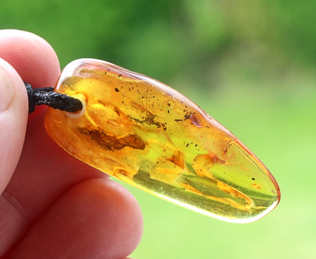 Natural Baltic Amber Amulet Pendant