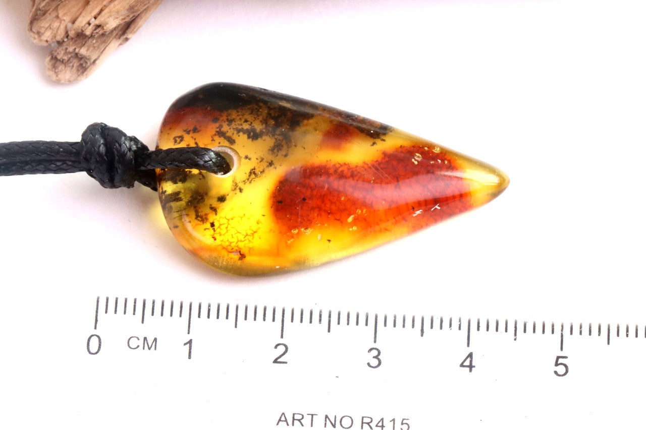 Handmade One-of-a-Kind Amber Amulet