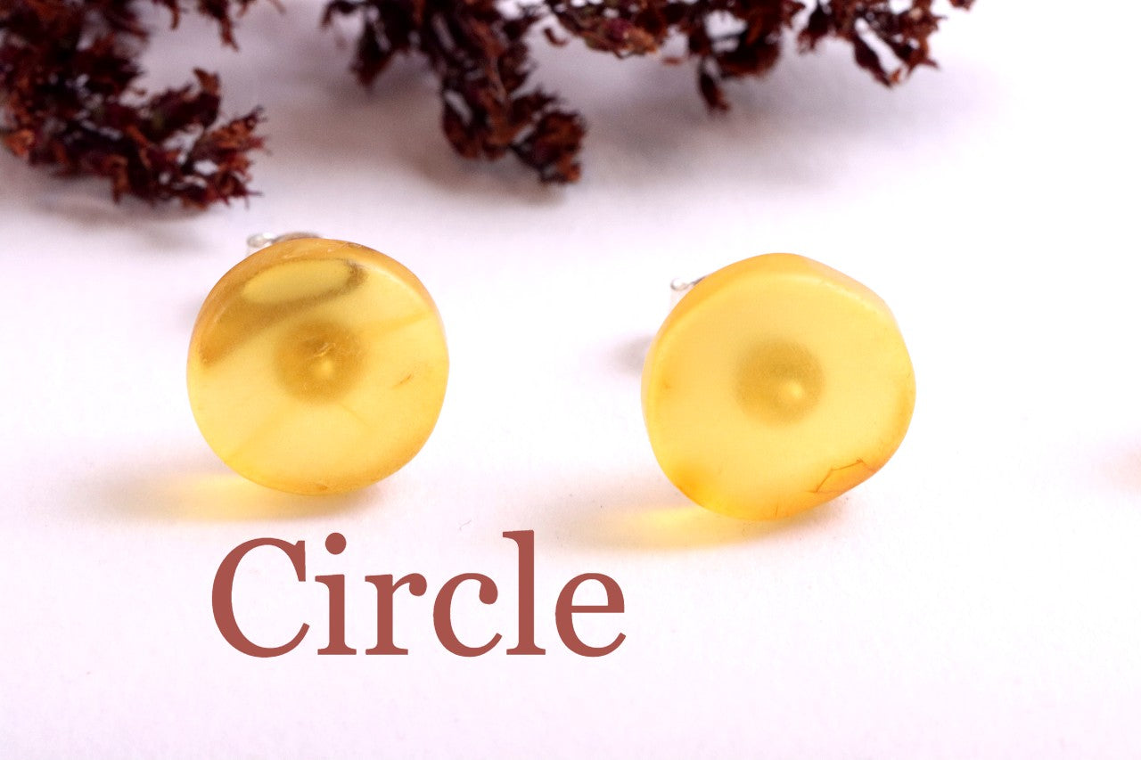 Special Offer Amber Stud Earrings Set (3 Pairs)