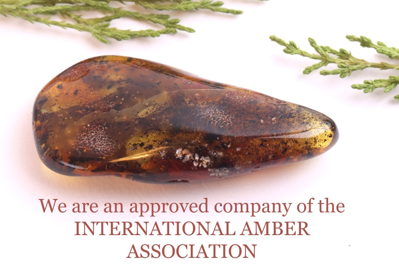 Smooth Baltic Amber Gemstone | Calming Meditation Stone