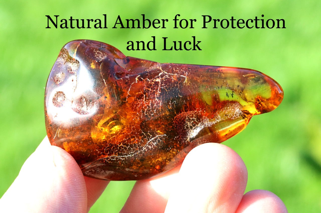 Baltic Amber Gemstone | Natural Amber for Protection and Luck