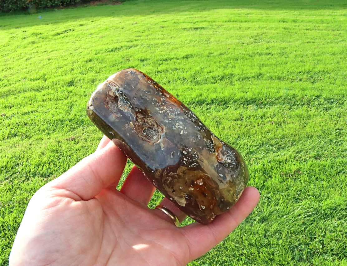 Large Baltic Amber Collector's Gem /  Quality Interesting Specimen Display Piece with Laboratory Certificate