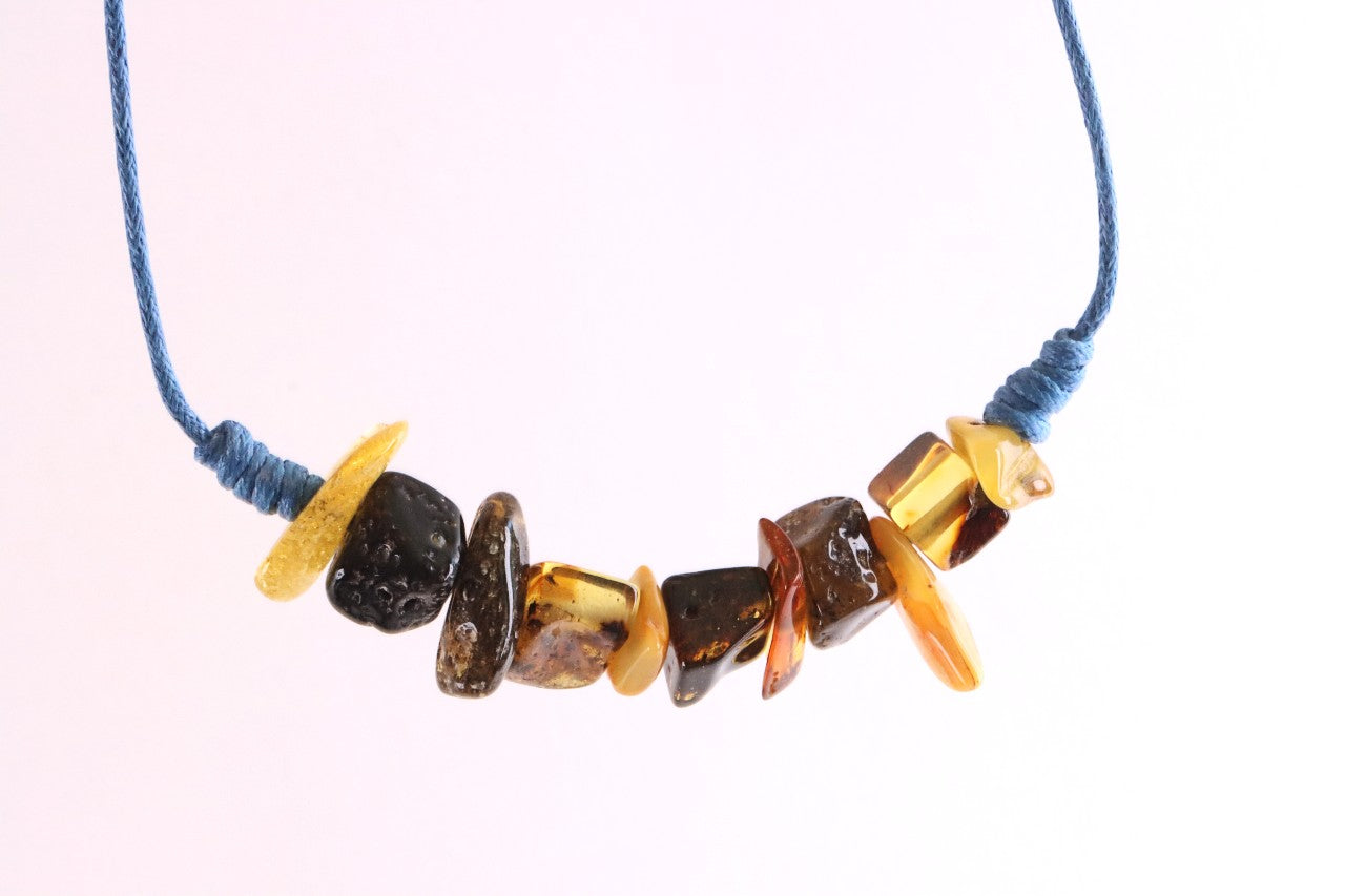 Handmade Baltic Amber Amulet Pendant