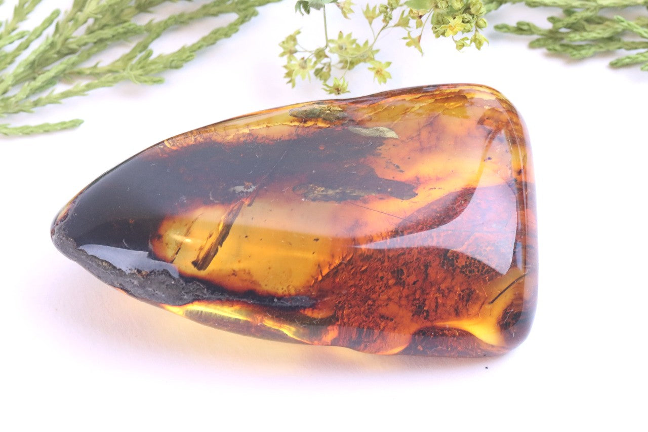 Viking Spear Shaped Baltic Amber – Natural Amber Gem Inspired by Odin’s Gungnir