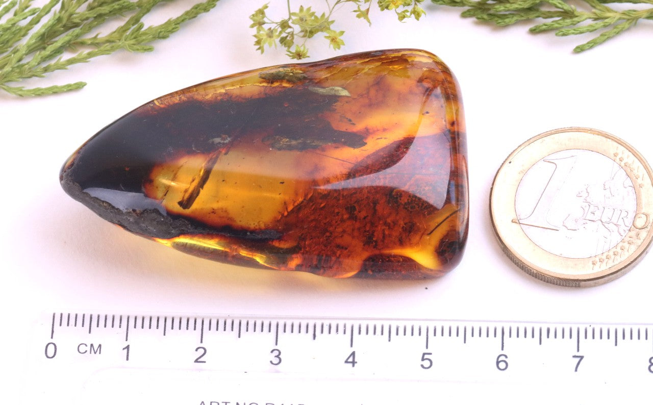 Viking Spear Shaped Baltic Amber – Natural Amber Gem Inspired by Odin’s Gungnir