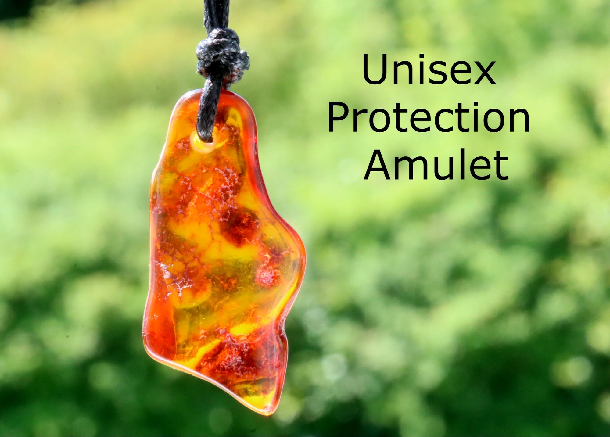Eco Handmade Amber Amulet