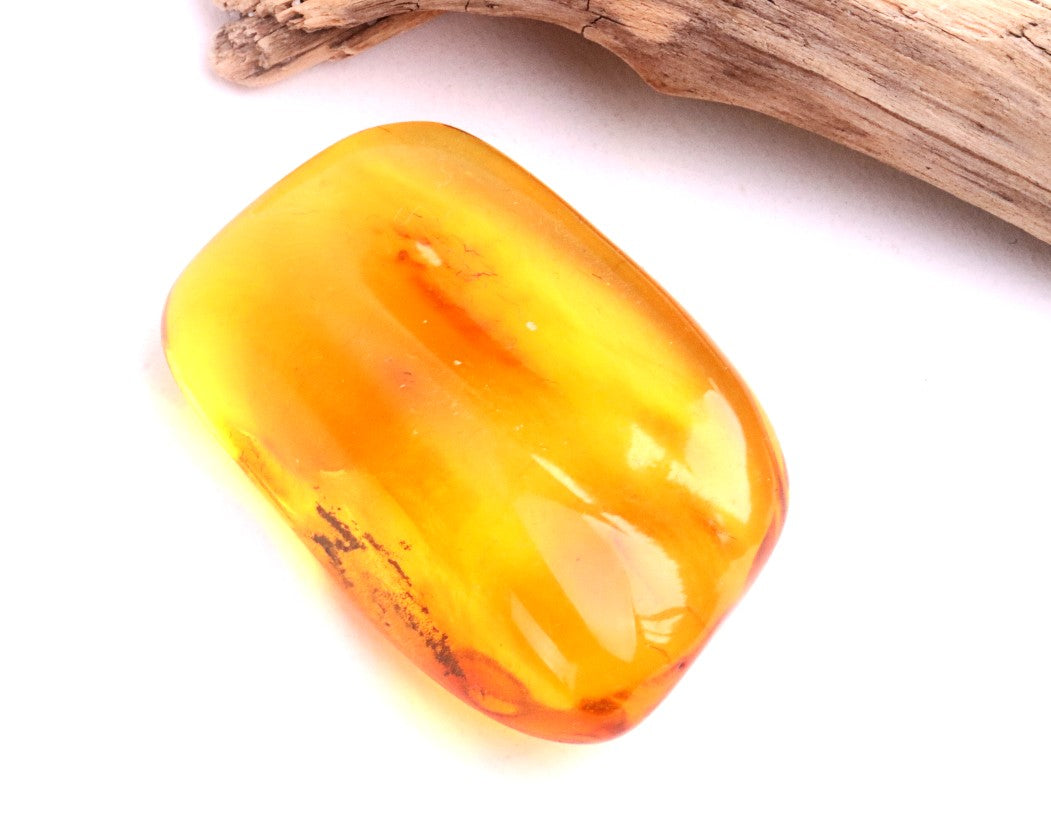 Natural Clear Baltic Amber Gemstone