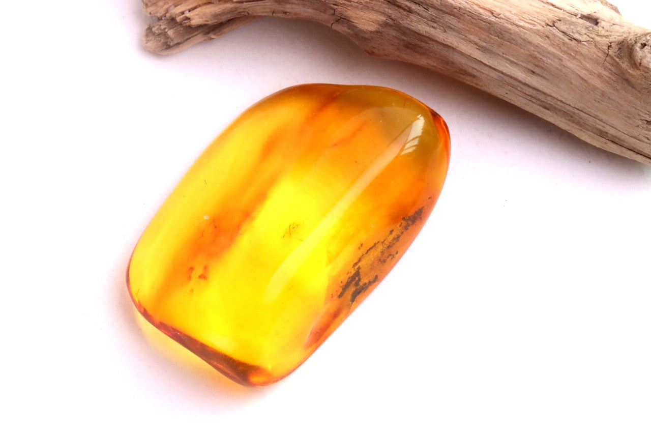 Natural Clear Baltic Amber Gemstone
