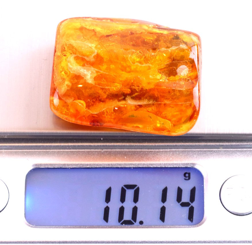 Amber Worry Stone – Stress Relief & Meditation Aid