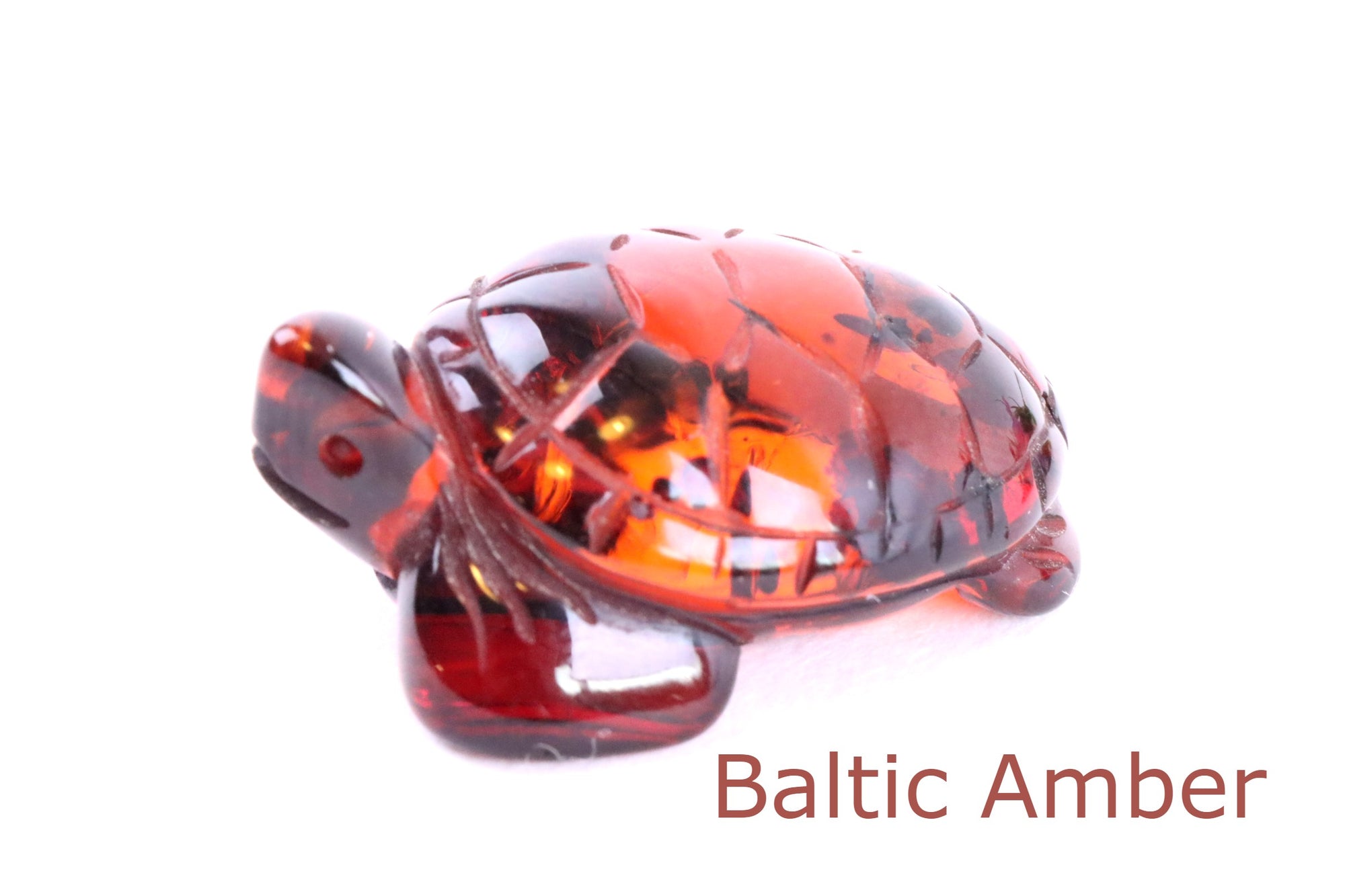 Baltic Amber Turtle Figurine