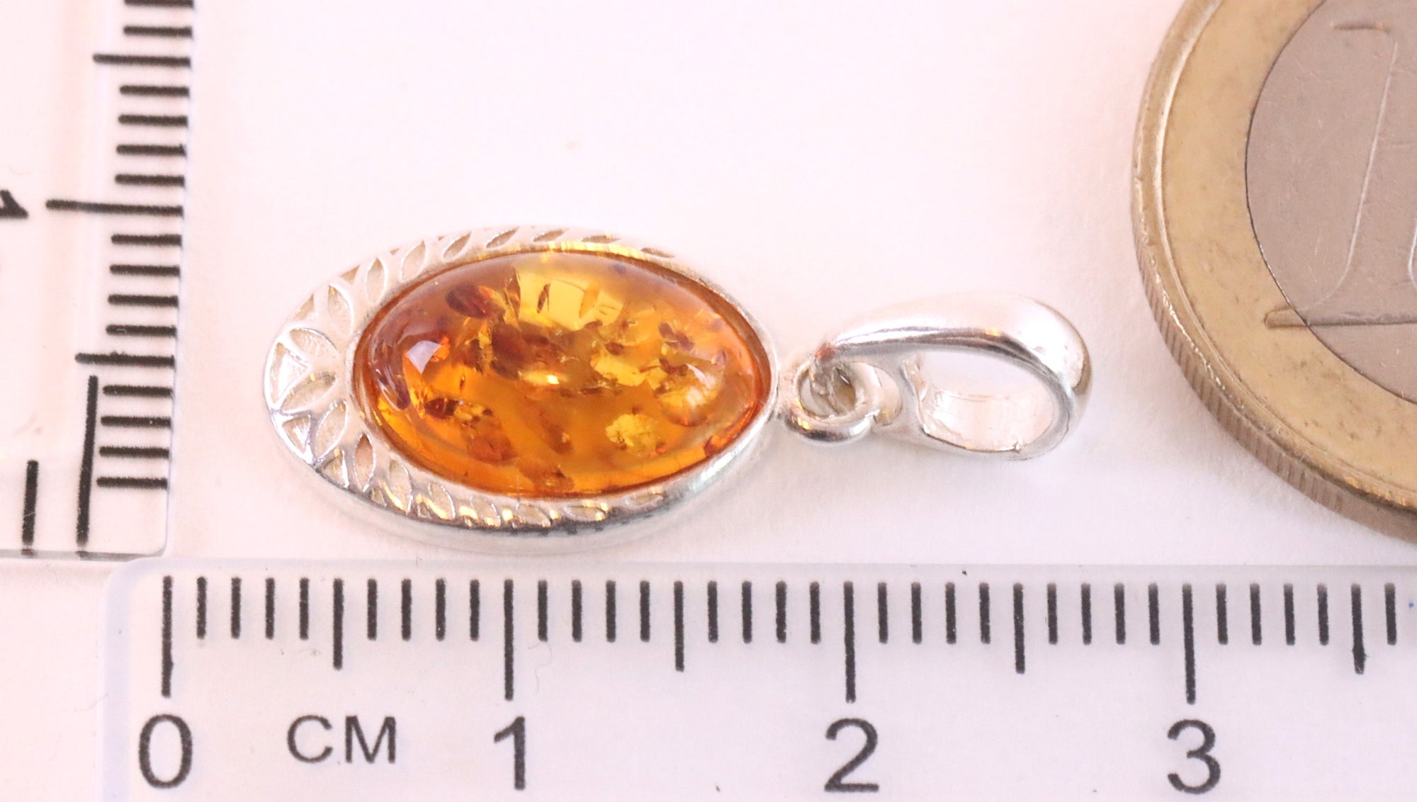 Dainty Amber Pendant