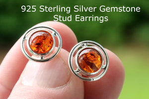 Amber Stud earrings