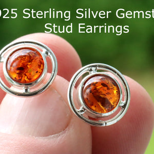 Amber Stud earrings