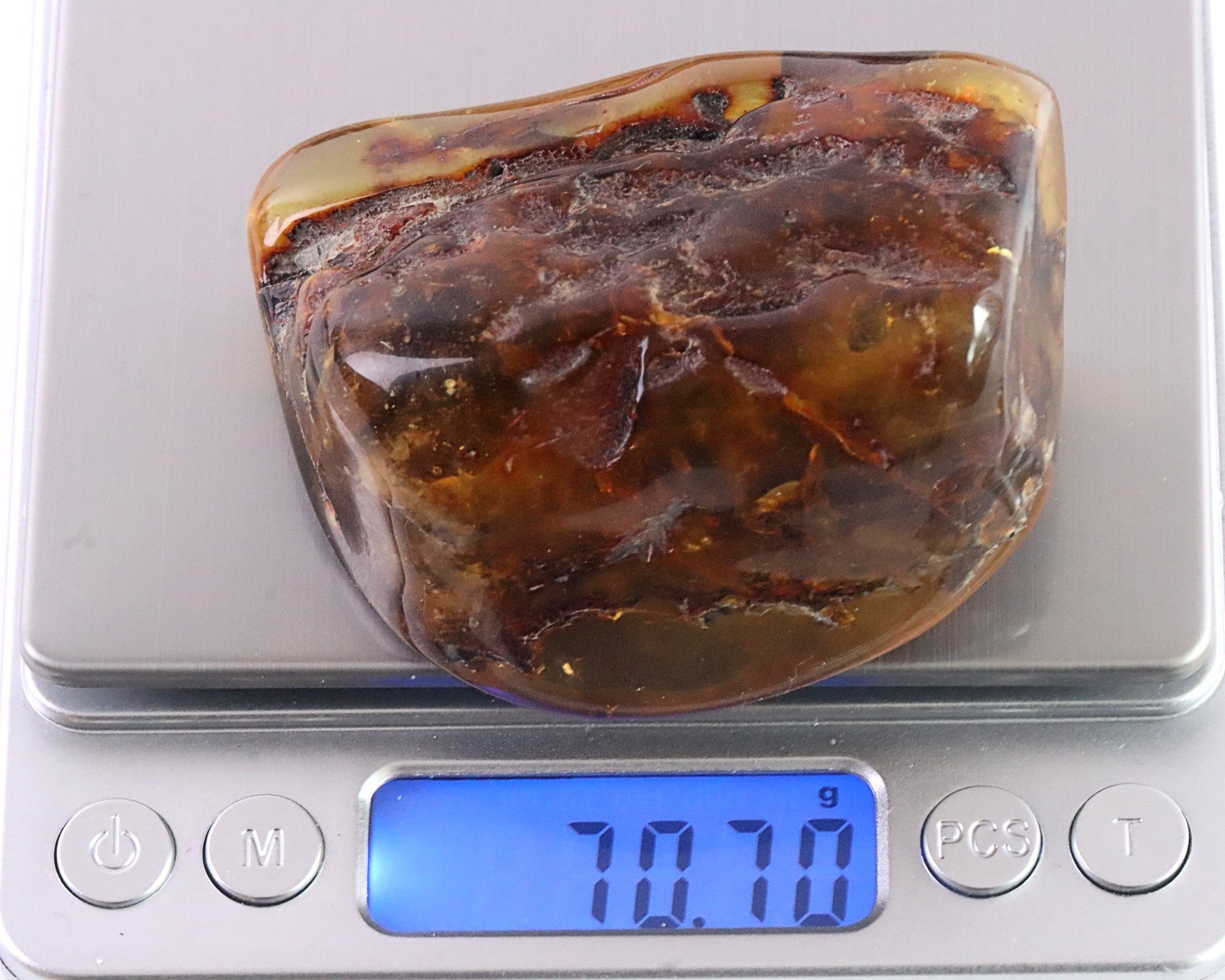 70g collectors Baltic Amber Meditation Gem