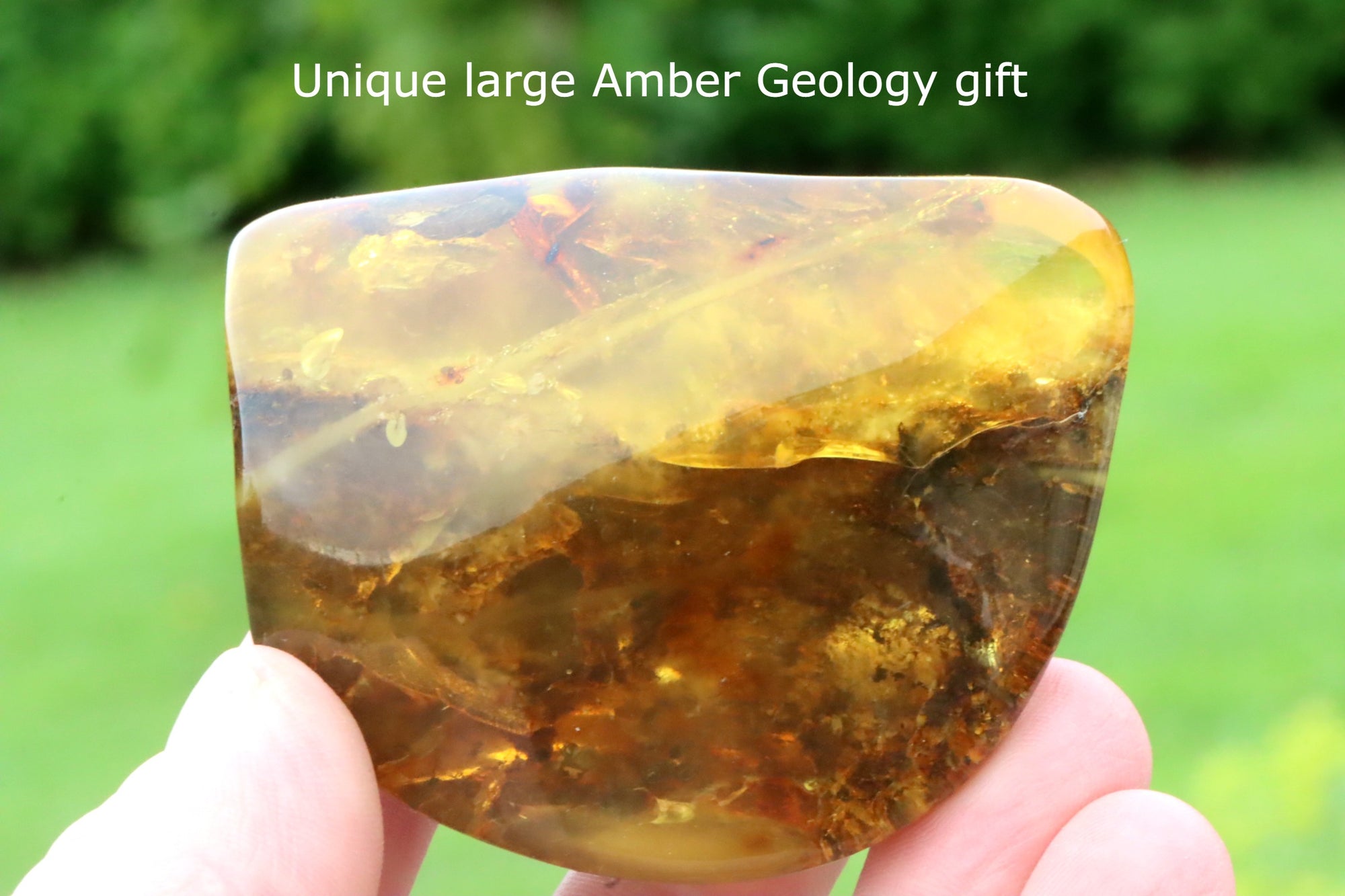 70g collectors Baltic Amber Meditation Gem