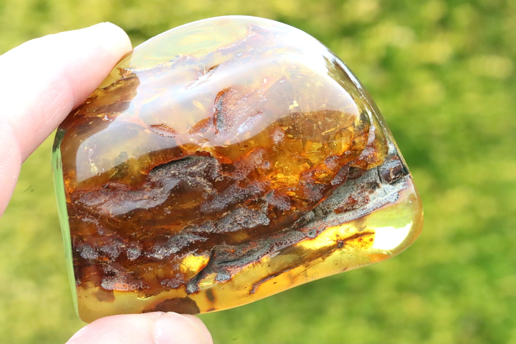 70g collectors Baltic Amber Meditation Gem