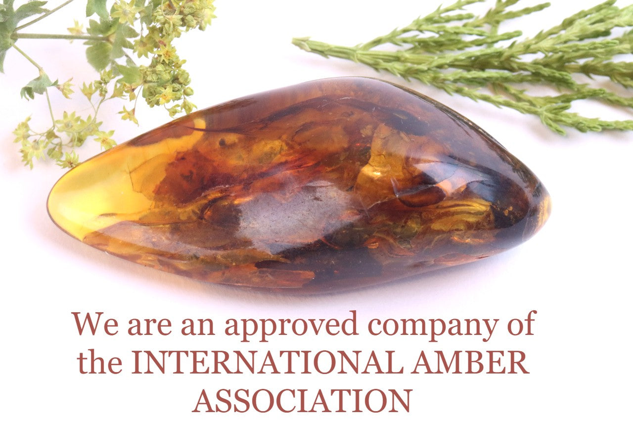 Baltic Amber Worry Stone | Natural Soothing Gem