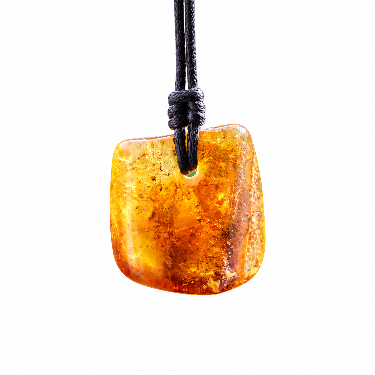 Natural Baltic Amber Amulet Pendant