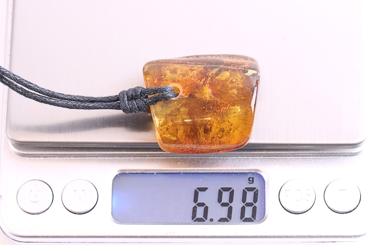 Natural Baltic Amber Amulet Pendant