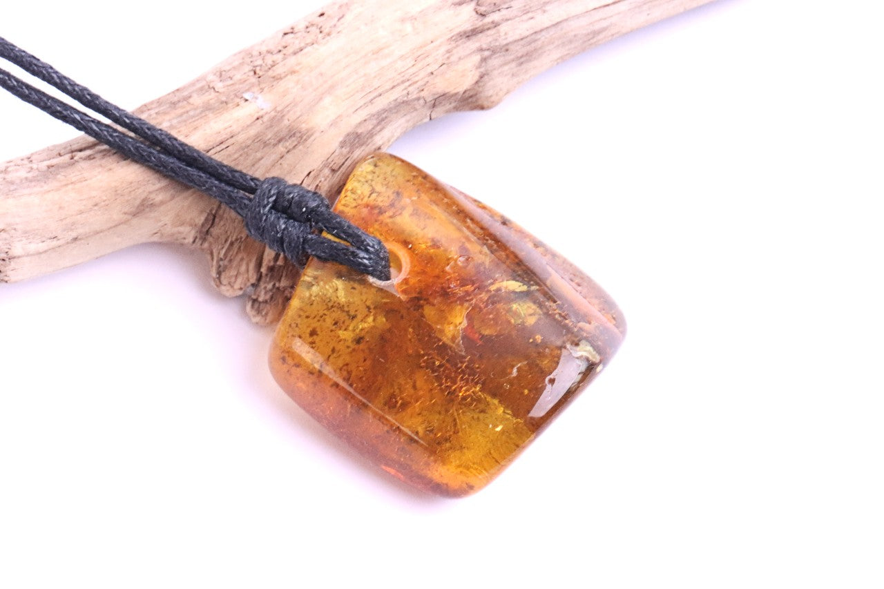 Natural Baltic Amber Amulet Pendant