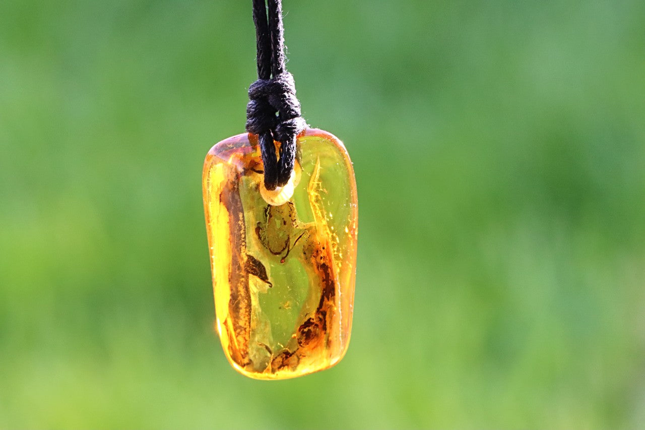Genuine Baltic Amber Amulet Pendant