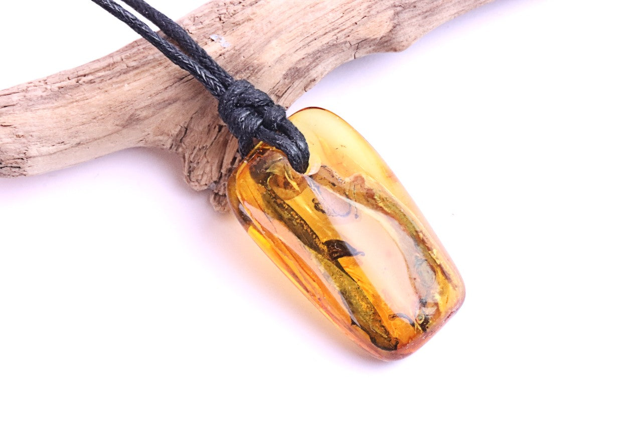 Genuine Baltic Amber Amulet Pendant