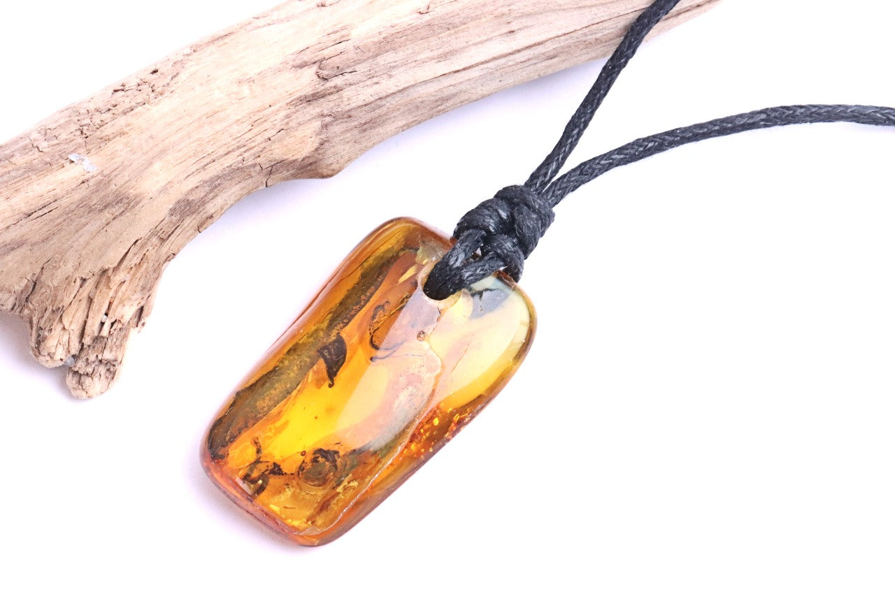 Genuine Baltic Amber Amulet Pendant