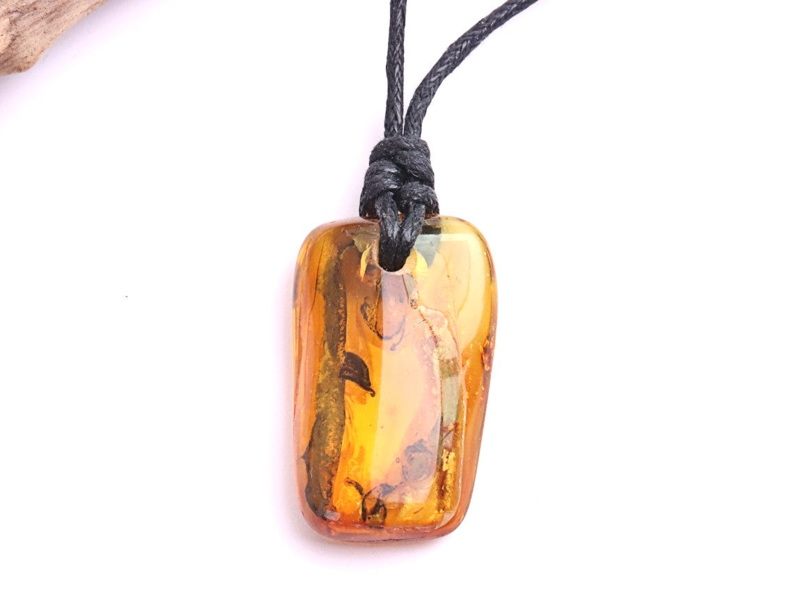 Genuine Baltic Amber Amulet Pendant