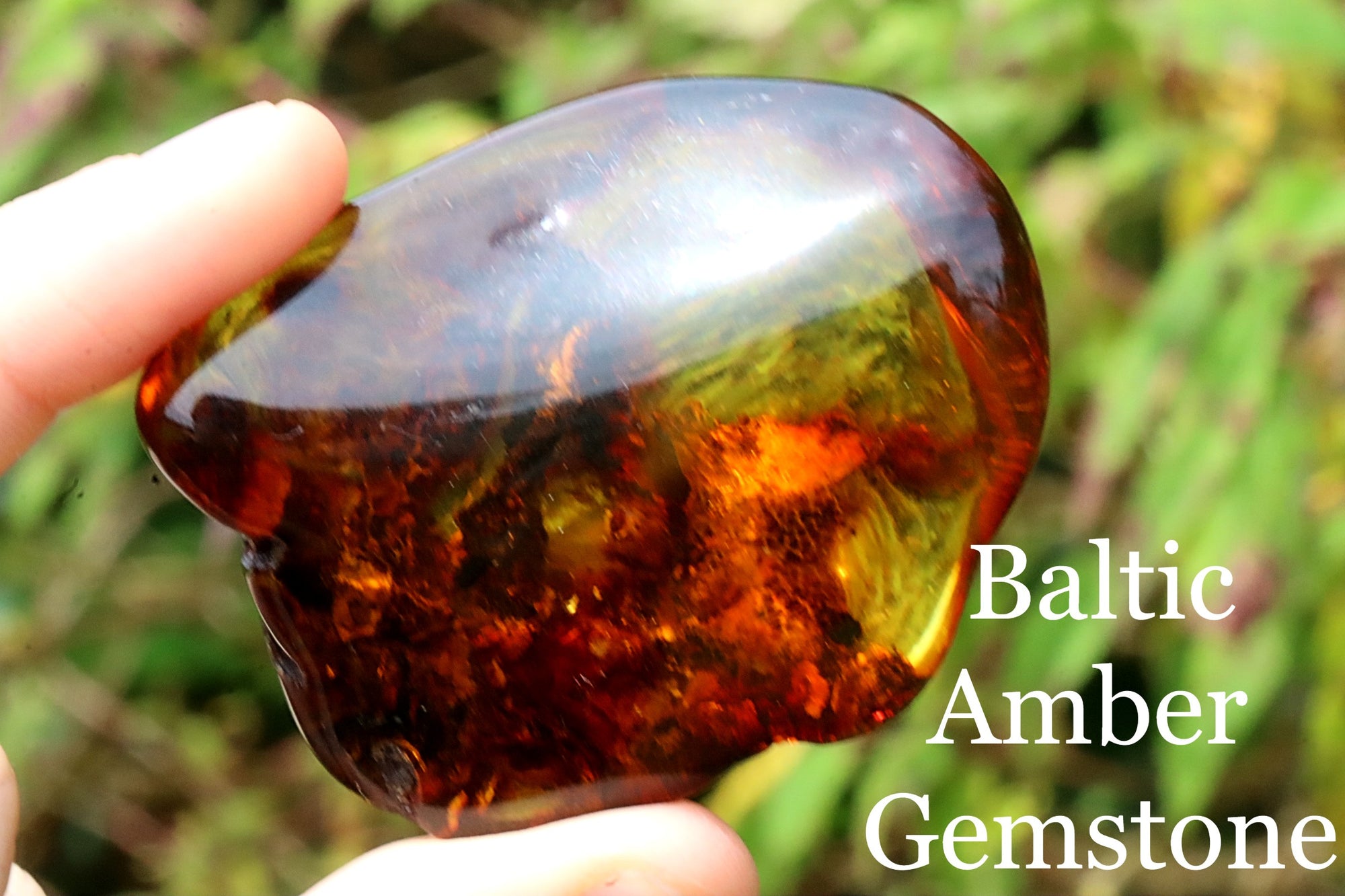 Healing Energy Baltic Amber Gemstone, Only One Available