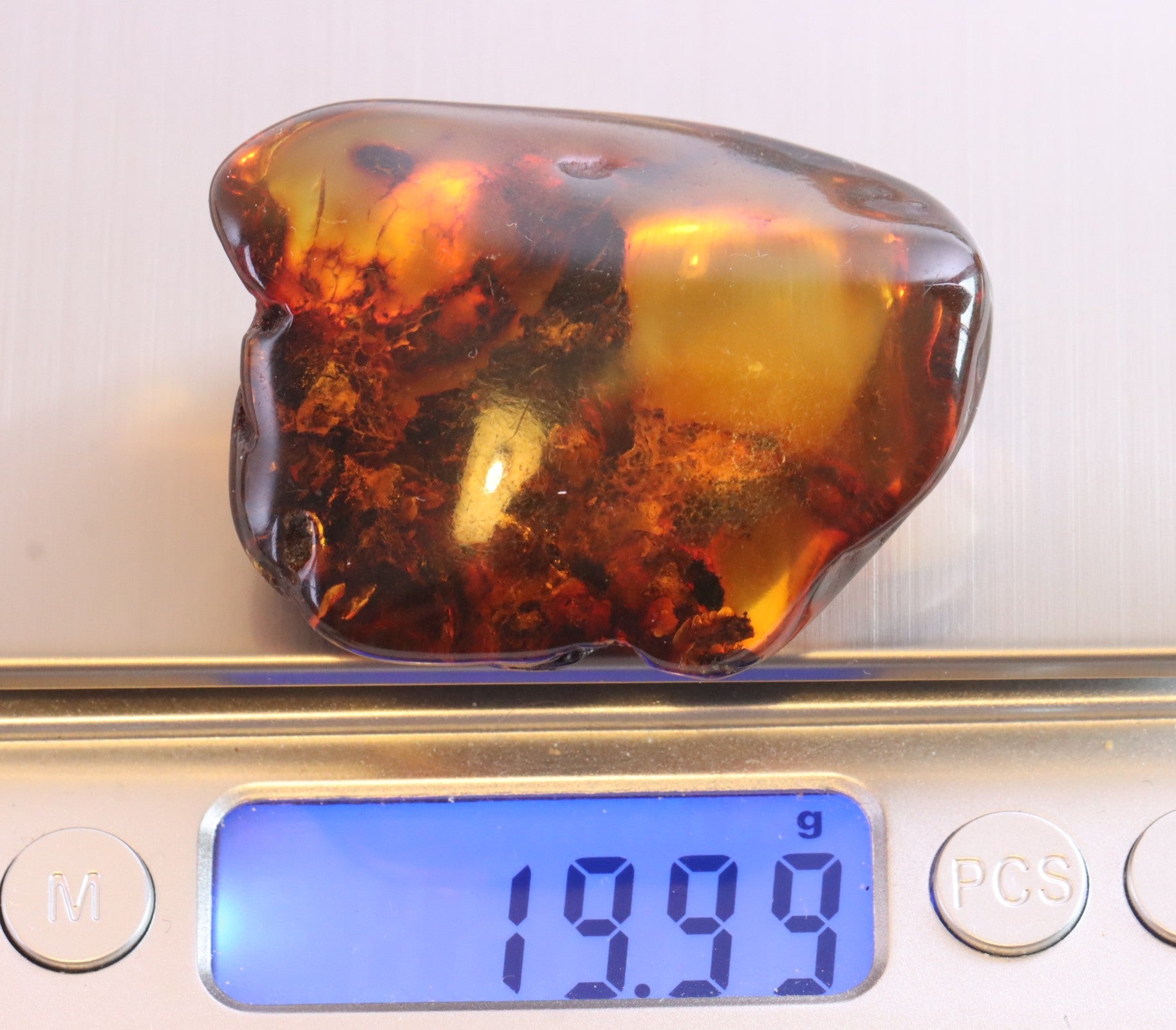 Healing Energy Baltic Amber Gemstone