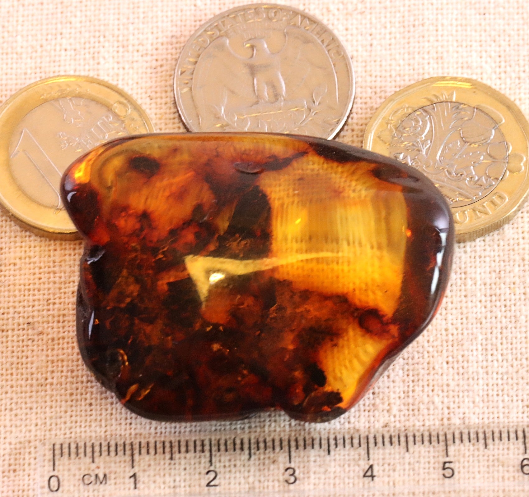 Healing Energy Baltic Amber Gemstone