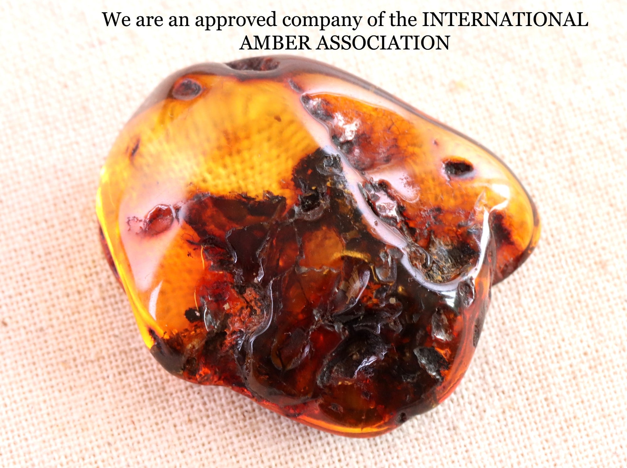 Healing Energy Baltic Amber Gemstone, Only One Available