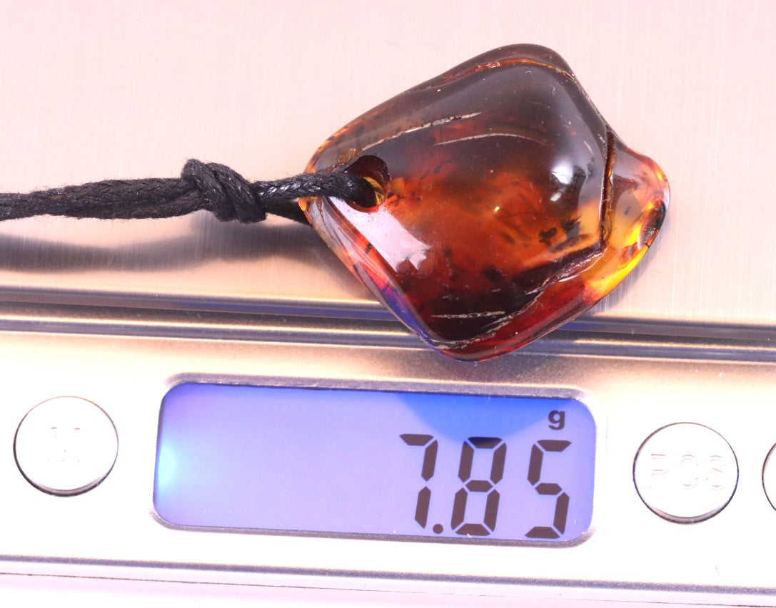 Unique Baltic Amber Amulet Pendant