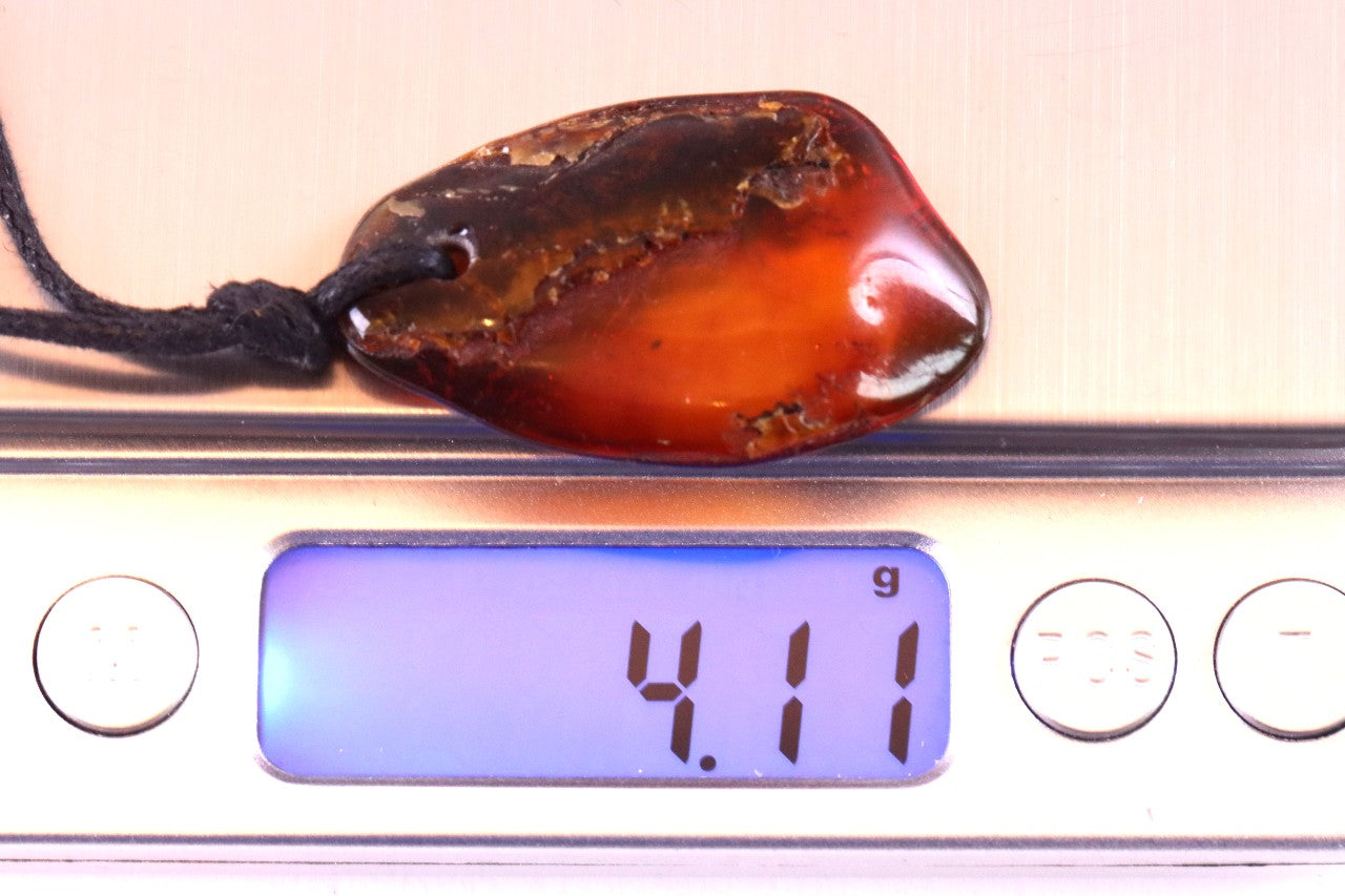 Natural Handmade Baltic Amber Amulet