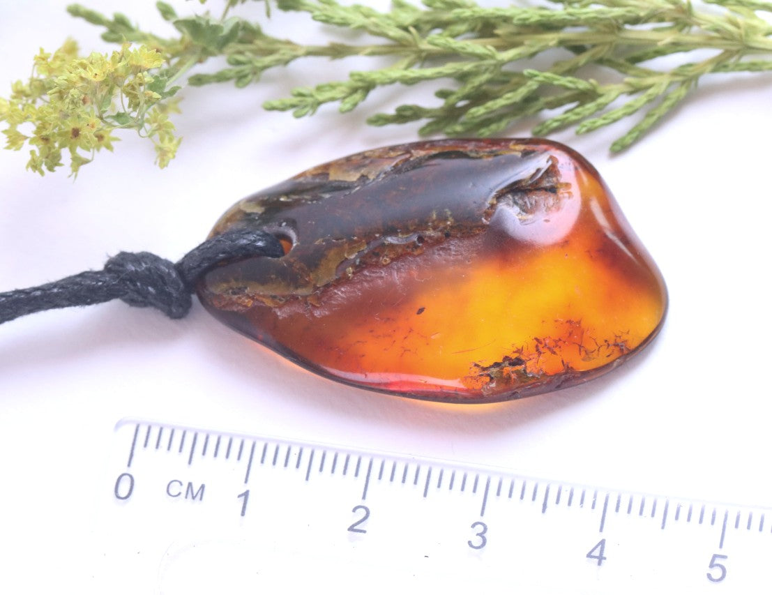 Natural Handmade Baltic Amber Amulet