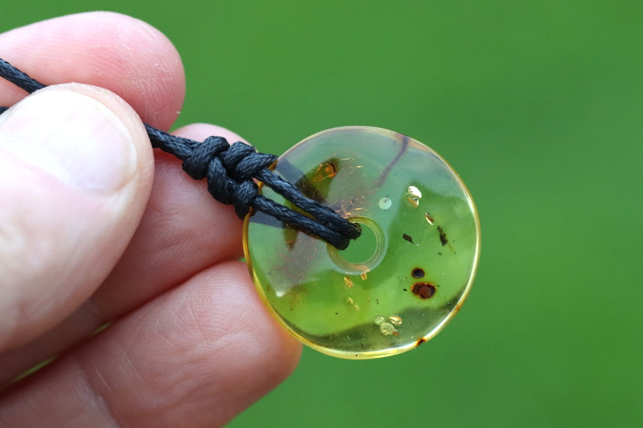 Polished Donut Amulet Pendant