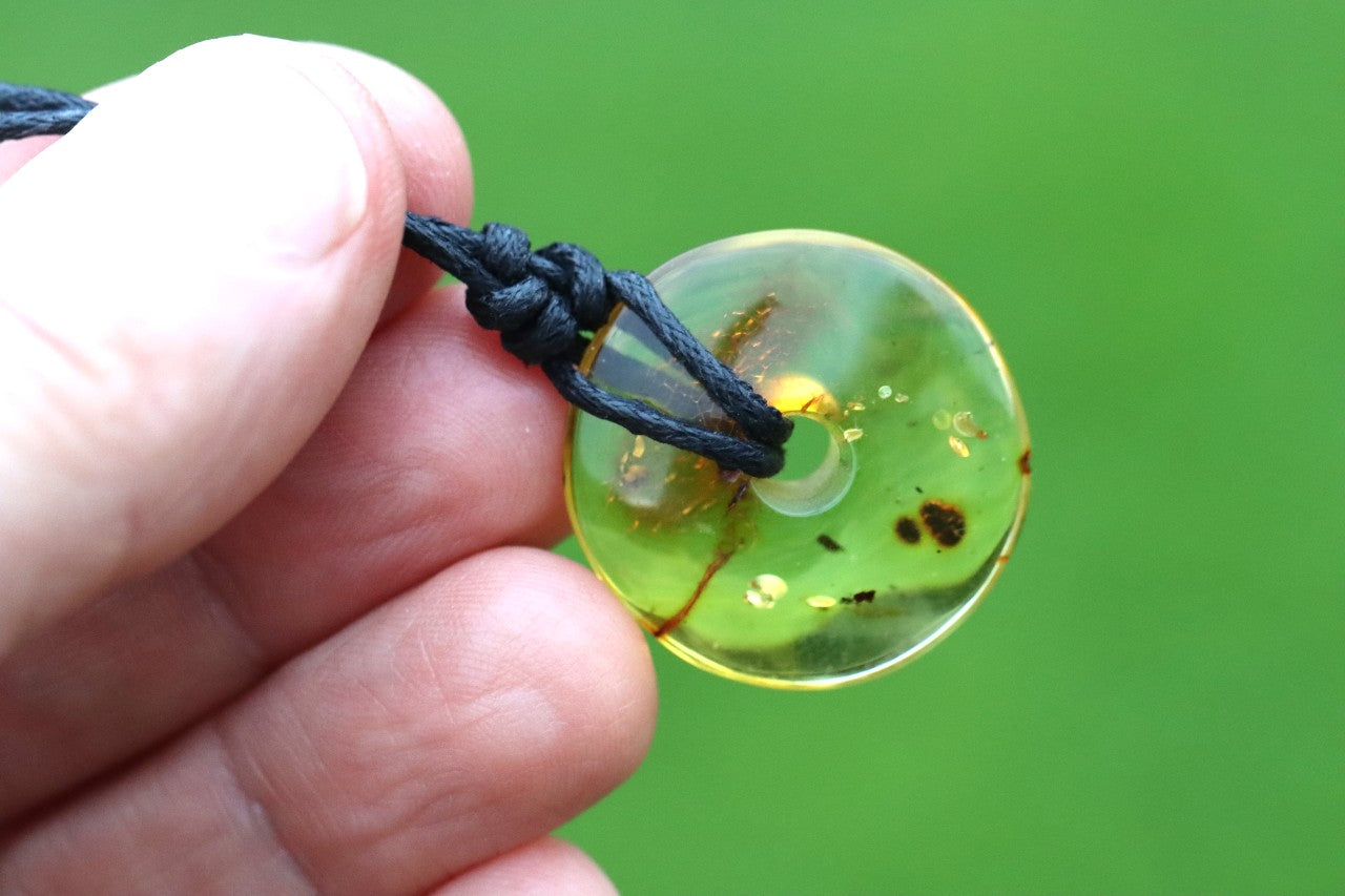 Polished Donut Amulet Pendant