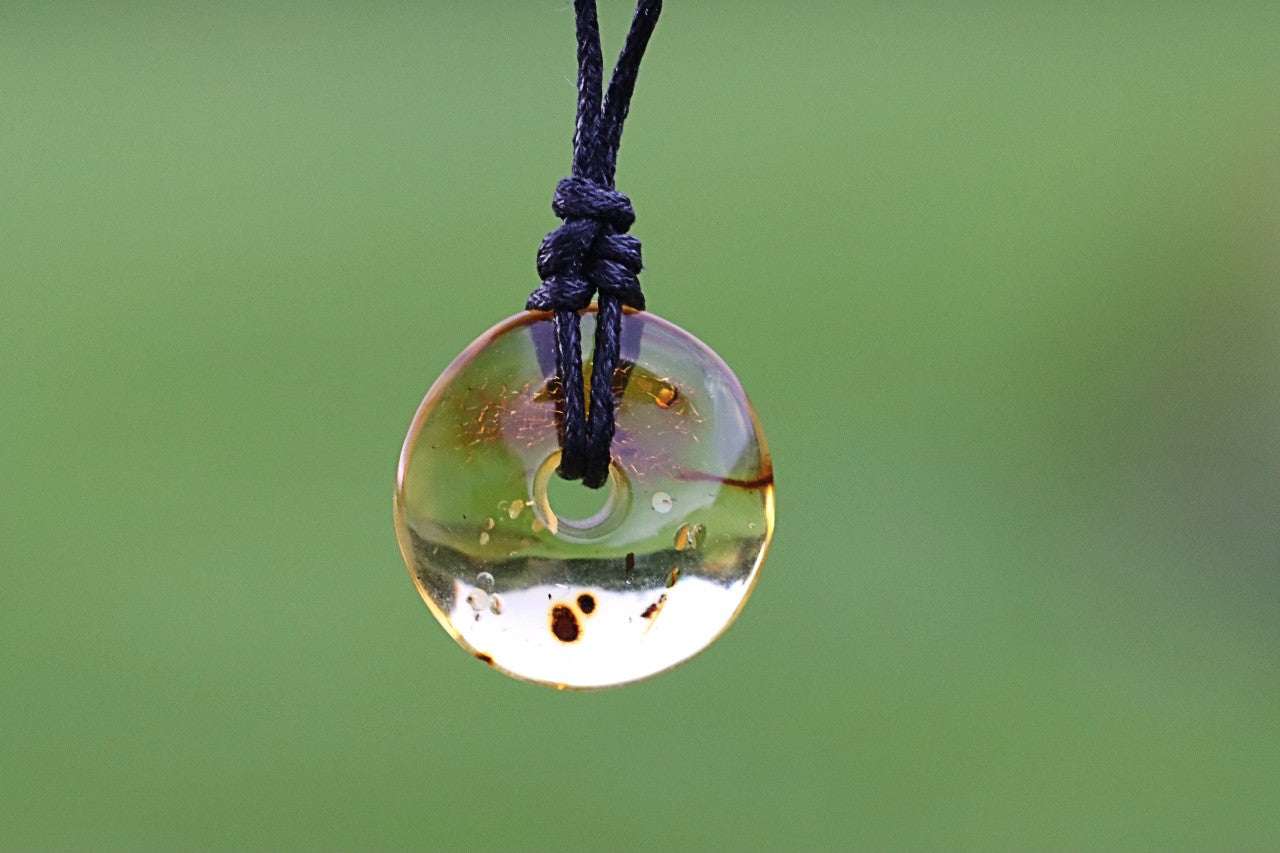 Polished Donut Amulet Pendant