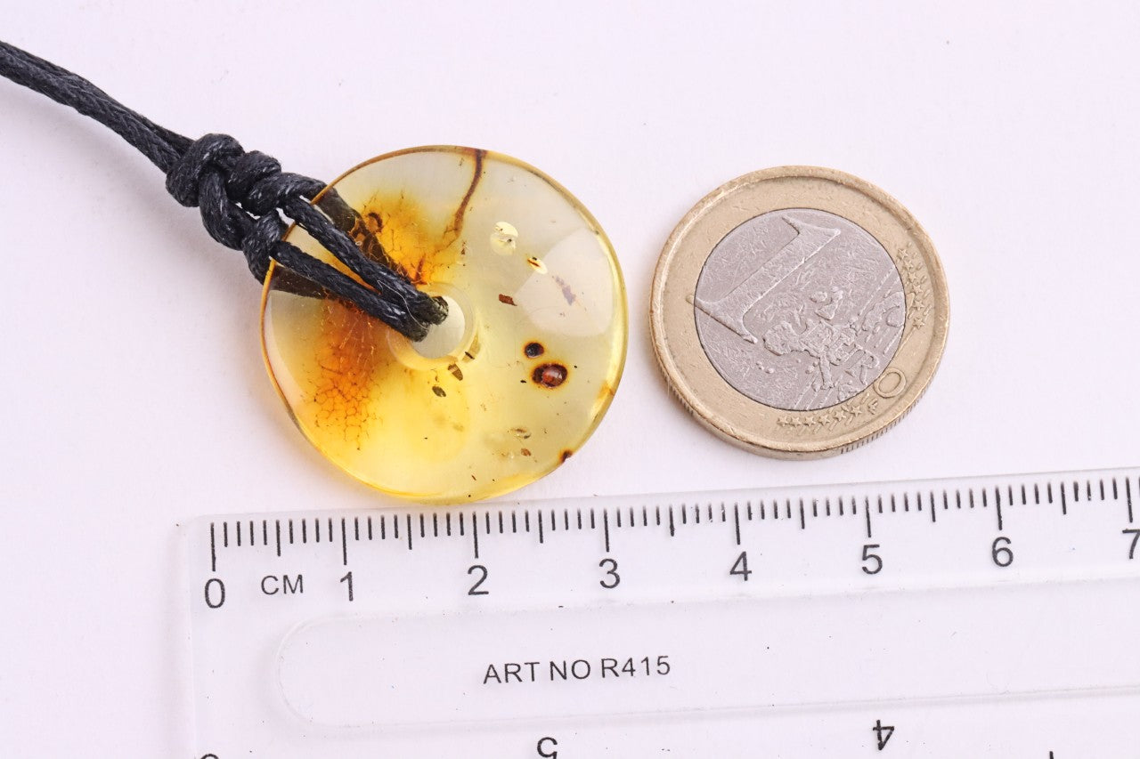 Polished Donut Amulet Pendant
